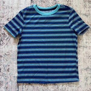 Old Navy Blue Striped Pajama Top
